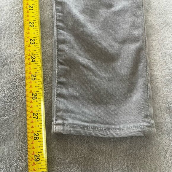 AG Adriano Goldschmied Grey "The Stevie" Ankle Slim Straight Leg Jeans Size 26R - Picture 11 of 13